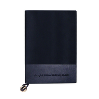 SIDAIXUE Business Cahier de couverture en cuir PU souple pour Promotion Agenda de couverture bleue