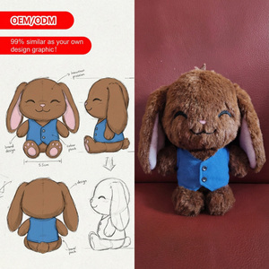 Custom Plush Toys Doll LOW MOQ Mini <strong>Hoodie</strong> Fox Forest-themed Decor Guerreras Kpop Frozen Bok Choy Chinese Toys Customized Doll - Product Image 3