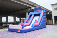 Hot Sale aufblasbare Spiele für Kinder aufblasbare Wasser rutsche für Kinder Spring burg mit Rutsche und Pool Hüpfburg