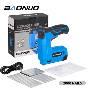 Pistolet à clous au Lithium <span class=keywords><strong>sans</strong></span> <span class=keywords><strong>fil</strong></span> d'usine professionnelle pistolet à clous <span class=keywords><strong>de</strong></span> sécurité domestique avec poignée antidérapante - Product Image 1