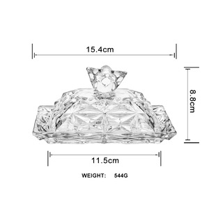Стеклянная тарелка с тиснением - Product Image 6