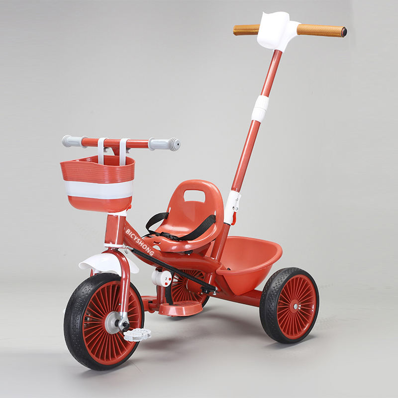 Push Handle Radio Flyer Wheel Tricycle Push Handle Red Trike Radio