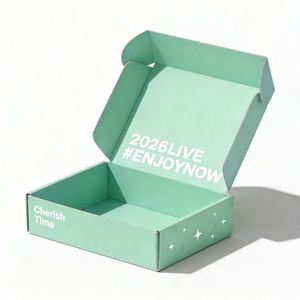 Durable <b>Double</b> Single <b>Wall</b> Corrugated UV Printed Two Sided Customized Rectangle Mailer <b>Box</b> Cardboard Recycled Materials Shipping - Product Image 5