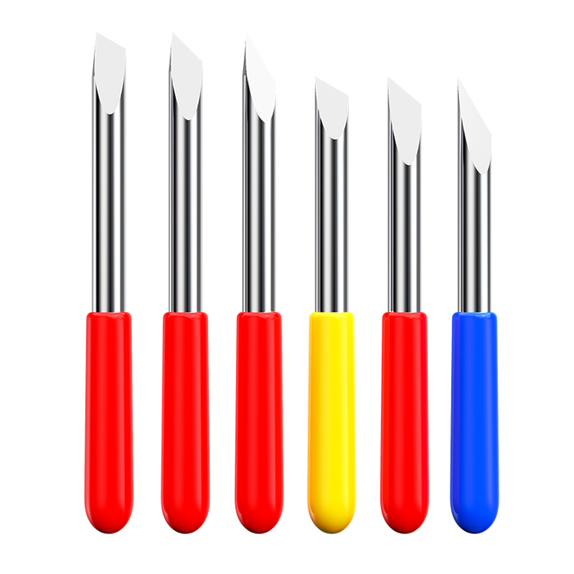 SUMMA GOUGE Plotter Blade 45degree/30degree/60degree Extended Cutter Blade Holder for Graphtec
