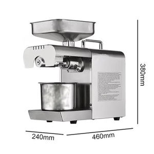 XEOLEO ev yağ baskı makinesi otomatik paslanmaz çelik Mini küçük zeytinyağı basın susam/kavun tohumları/kolza filtre ile - Product Image 5