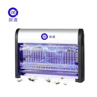 Lampe anti-moustiques électrique JZ OEM 20W à LED UV, en ABS écologique, tue-insectes solide et efficace