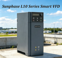 Variador de Frecuencia Variable (VFD) de 4KW 5HP de Alta Eficiencia, Trifásico, 380V-480V, para Control de Velocidad de Motor de Bomba de Agua Solar