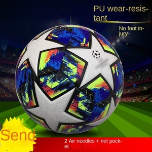 Balón de Fútbol N.° 5 N.° 4 Estándar, Resistente al Desgaste, de PU, Venta al por Mayor de Fábrica, Impresión sin Costuras - Product Image 4
