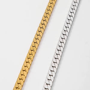 Collar de Acero Inoxidable 316L que no Pierde Color, Cadena Cubana NK de Moda y Elegante, Joyería Casual de Cadena Estilo Hip-Hop - Product Image 4