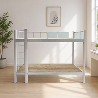 Lit superposé industriel en acier avec matelas – Cadre robuste et durable, écologique, pour chambre à coucher et usage hospitalier, design moderne, spécialité