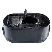 Boîtes de surface en fonte ductile boîtes de compteurs d'eau Boîte de valve en fer pour canalisations d'eau