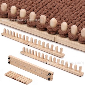 โครงเครื่องทอผ้าห่มไม้ DIY งานฝีมือทำเอง ตกแต่งบ้าน มากกว่า 14 ปี - Product Image 2