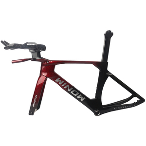 Winowcycle mới đầy đủ Carbon TT Xe đạp khung đĩa Carbon khung đua xe đạp ba môn phối hợp thời gian thử nghiệm sợi carbon xe đạp khung TT Bar - Product Image 4