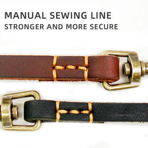 OEM/ODM personalizado de alta calidad suave de cuero genuino correa de perro Durable capa superior de lujo de moda al por mayor encantadora capa superior de entrenamiento - Product Image 4