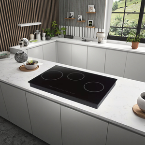 Cuisinière à induction portable à trois brûleurs, design horizontal avec écran intégré pour usage domestique, 3 brûleurs, cuisinière à induction domestique - Product Image 2