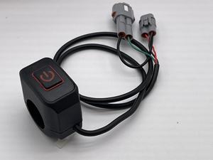 Pièces de moto, interrupteur d'alimentation étanche pour moto, interrupteur d'alimentation pour phare IP65 à verrouillage automatique, interrupteur multifonction pour éclairage LED - Product Image 2