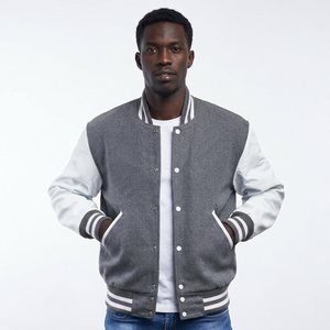 <b>Top</b> Varsity Jacket Custom Printing Long Sleeve Men's Varsity Jacket Men Plain Blank Varsity Letterman Jackets For men's - Product Image 1
