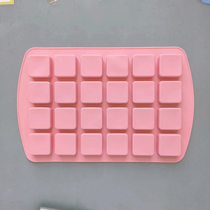 Stampo in Silicone <span class=keywords><strong>per</strong></span> Caramelle e Cioccolatini con 24 Cavità Quadrate, Stampo Personalizzato <span class=keywords><strong>per</strong></span> Dolci e Cioccolato - Product Image 2