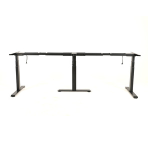 Electric <b>Height</b> <b>Adjustable</b> Conference <b>Table</b> Frame 180Cm Metal Stand With Automatic Adjustment For Office Use - Product Image 2