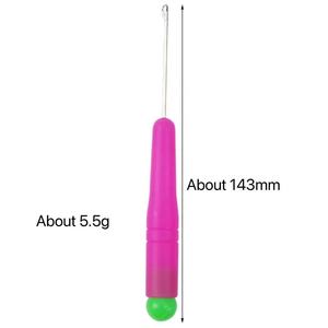 Cobre Handle Cabelo Extensão Ferramenta Gancho Agulhas De Tricô e Crochet Gancho Set para Cabelo Peruca Acessórios - Product Image 5