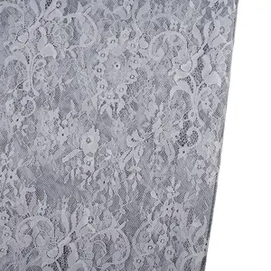 Neue bestickte Baumwolle mehrfarbige Jacquard Nylon Spitzenstoff für Kleidung