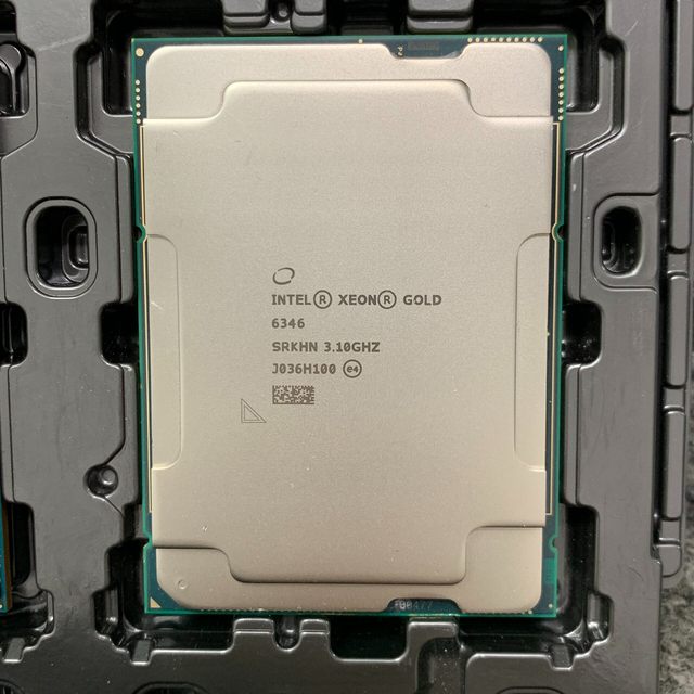Intel Xeon Gold 6346 Ice Lake-SP Processor 3.1GHz 36MB L3 Cache PCIe4.0 FCLGA4189 Dual-socket Enterprise Server Tray CPU