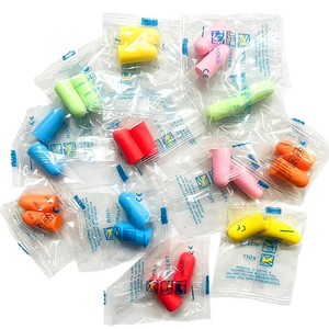 Tapones protectores para los oídos de silicona con forma de bala, 32 Snr, aislamiento acústico para nadar, dormir, reducción de ruido, rosa, naranja, azul, verde - Product Image 4