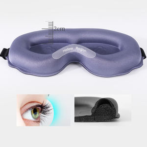 Masque de sommeil en satin personnalisé en gros, double couche, sangle élastique, masque de sommeil doux, masque de sommeil en soie pour voyage - Product Image 6