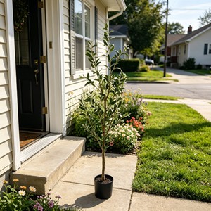   Olivo Artificial Realista |   Planta Artificial Grande en Maceta de Seda Sintética para Decoración de Arcos de Boda y Chimeneas |   Hecho a Medida - Product Image 4