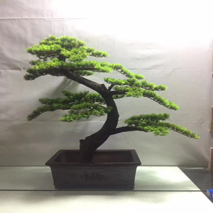 Árbol de Pino Artificial en Maceta, Bonsái Artificial sin Mantenimiento para Decoración de Interiores y Exteriores - Product Image 5