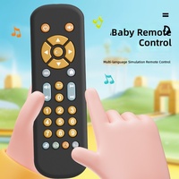 Jouets pour bébés pour l'éducation précoce et le développement cérébral : Télécommande de télévision pour enfants avec musique pour l'apprentissage, télécommande simulée