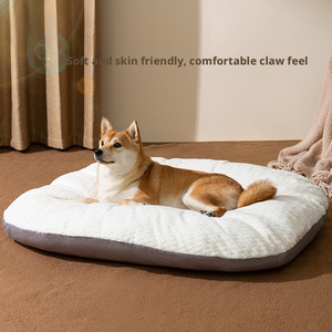 Cama de Felpa Cálida para Perros Pequeños, Ecológica, con Relleno de Algodón, Forma Redonda, Lavable a Mano - Product Image 2