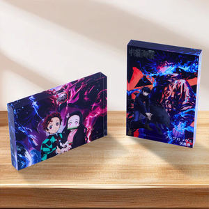 Figurines d'<span class=keywords><strong>action</strong></span> anime transparentes et colorées en acrylique avec impression UV pour collection, présentoirs, décoration intérieure, cadre photo numérique - Product Image 6