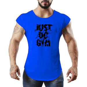 Camiseta sin mangas con estampado personalizado para hombre, ropa de entrenamiento para gimnasio, culturismo, tejido de alta calidad - Product Image 3