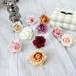 Fábrica de Flores Meiyu, Rosas Artificiales de Seda, Pequeñas Rosas de Esquina, Accesorios de Decoración para Bodas, Decoración del Hogar - Product Image 4
