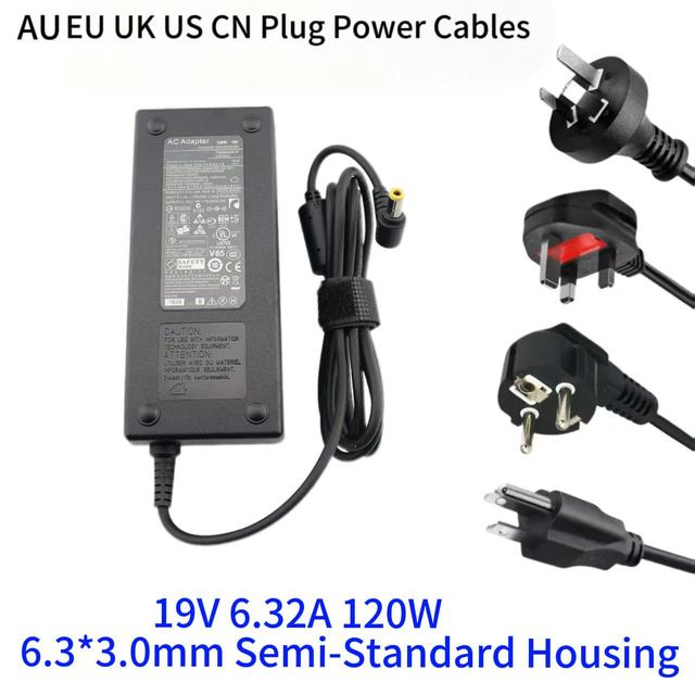 120W-140W Laptop Chargers Fits for Lenovo, All Related Multi-Spec Square DC 8.0-pin Type-C Slim Semi-Standard Power Adapter
