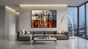 Lienzo Acrílico Texturizado con Diseño de Naturaleza Muerta, Arte Mural Lavable Hecho a Mano para Decoración del Hogar, Venta al Por Mayor - Product Image 5