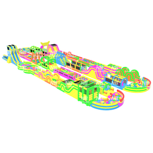 Parque de Atracciones Inflable para Niños con Brincolín, Pista de Obstáculos Inflable - Product Image 5