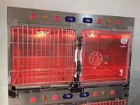 Système de cage modulaire en acier inoxydable pour animaux, à usage vétérinaire