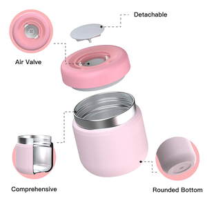 Bocal alimentaire isotherme Hong Ling 12oz pour enfants, portable, avec motifs mignons, pour l'école - Product Image 5