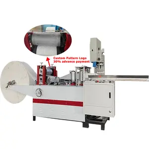 Fabricantes de papel de guardanapo pequeno modelo de negócios 300 novos produtos com máquina de impressão de logotipo