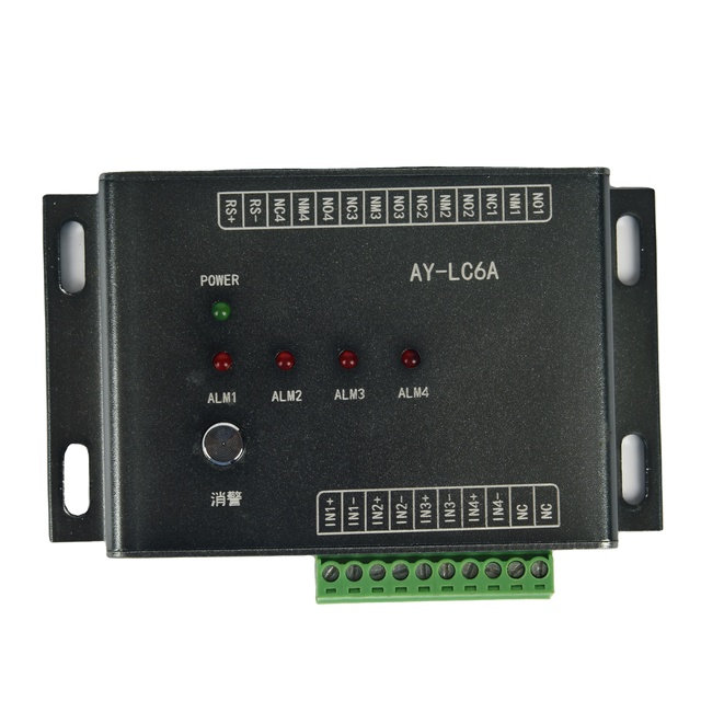 Four Zones Water Leakage Detector Digital Leaking Sensor Alarm Water Leak Detection