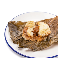 Boulette de riz gluant végétarien congelé de restaurant de Guangzhou 270g feuille de lotus de riz collant