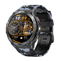 Smartwatch K71 con Display AMOLED da 1,6 Pollici, Batteria a Lunga Durata da 600mAh, 30 Giorni di Standby, Torcia LED, Chiamate BT