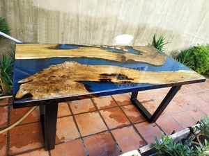 MTBJZJ 100% Rắn Pha Lê Rõ Ràng Epoxy <span class=keywords><strong>Resin</strong></span> Sông Bảng Đúc Bảng Đúc - Product Image 4