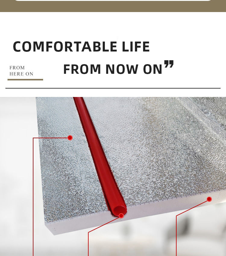 Durable Underfloor Heating Insulation Boards In Floor Heat Foam Board 30mm