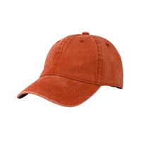 Gorra de Béisbol al por Mayor, 6 Paneles, Logotipo Personalizado, Algodón Ajustable, Estilo Vintage Teñido y Lavado, Gorra de Papá Lisa de Color Sólido para Unisex