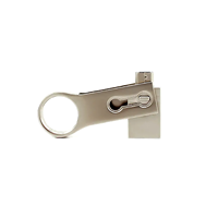Flash Drive USB 3.0 Tipe C Geser 2 in 1, Gantungan Kunci Logam Besar, Memory Stick OTG, Grosir, Ukiran Custom