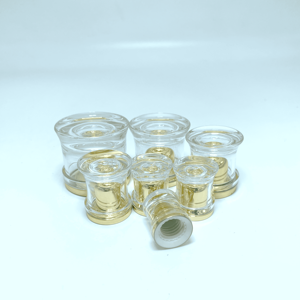 Tapa de Tubo Cosmético Acrílico OEM de Vietnam, Embalaje con Rosca de 19-50 mm, Acabado Transparente con Serigrafía - Product Image 3