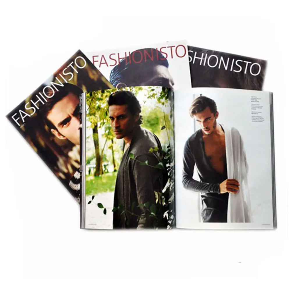 Custom Modemagazin Druck, Abdeckung Mit Matte Laminierung Magazin